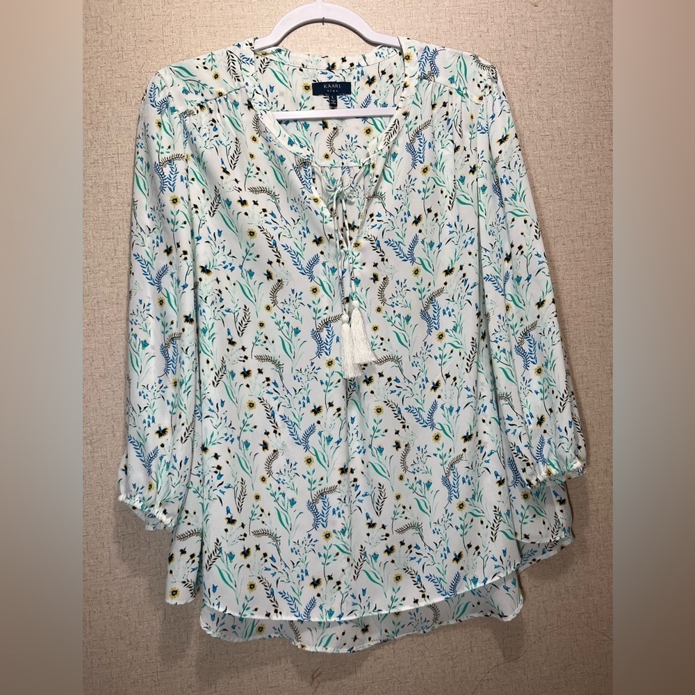 KAARI blue blouse size L